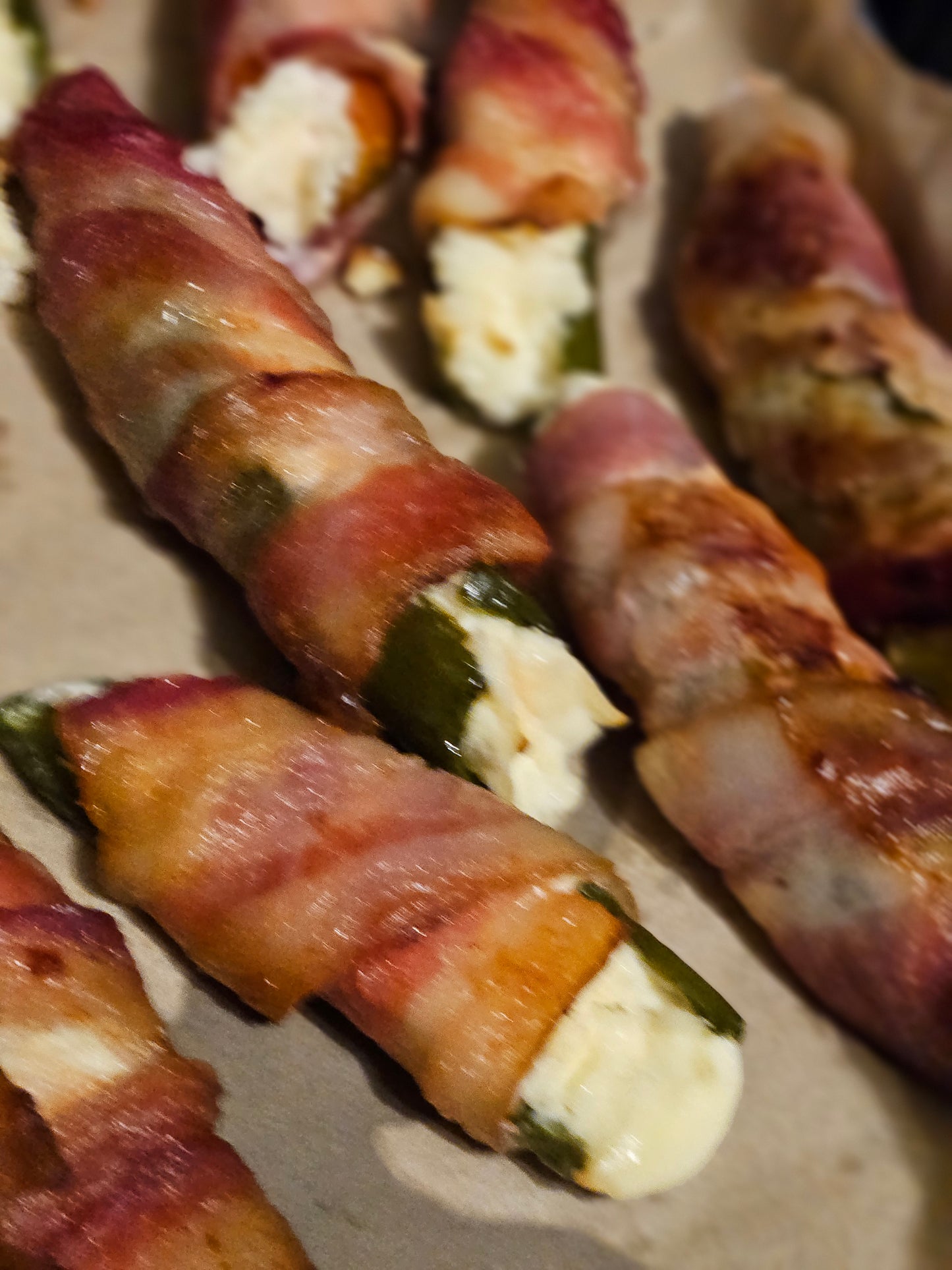 Bacon wrapped Jalapeño Poppers