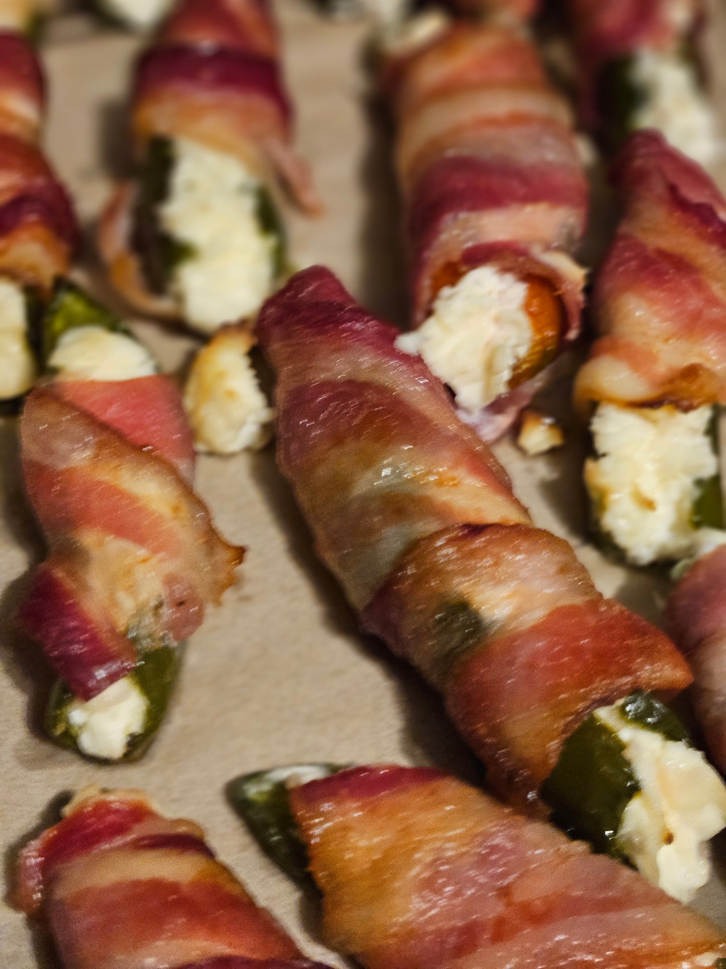 Bacon wrapped Jalapeño Poppers